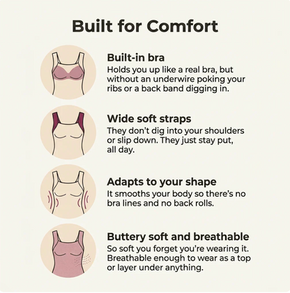 Built-In Bra Comfort Shaper Tank