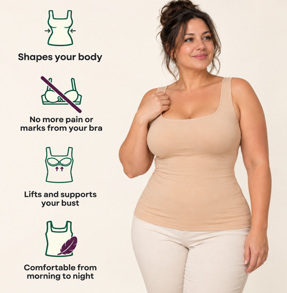 Built-In Bra Comfort Shaper Tank