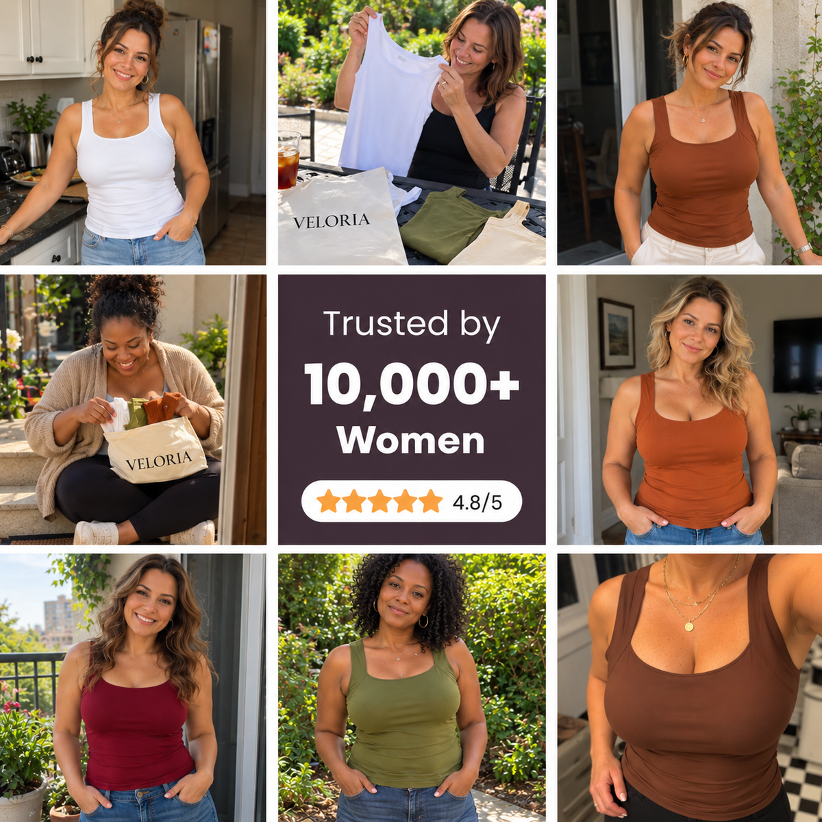 Built-In Bra Comfort Shaper Tank