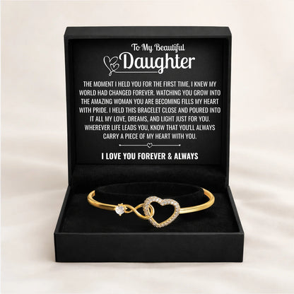 To My Daughter - Forever Linked - Bracelet